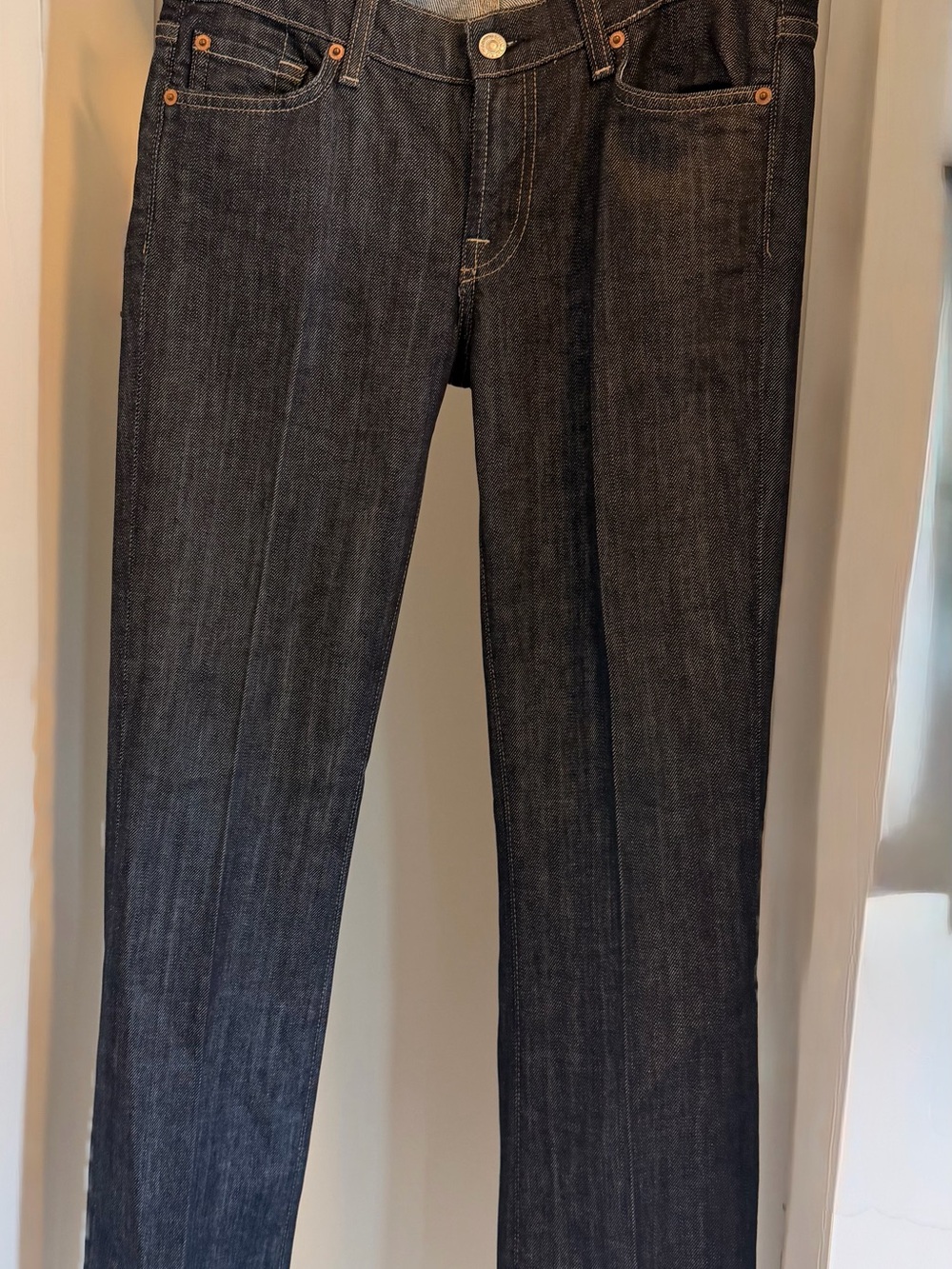 7 For All Mankind Men's Slim Straight Jeans - Dark Indigo